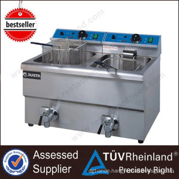 Good Quality Industrial (Ce) 1-Tank 1-Basket Industrial Deep Fish And Chips Fryers